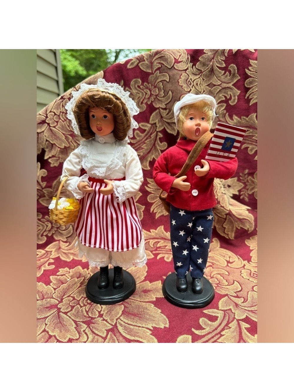 Set of 2 Patriotic Dolls